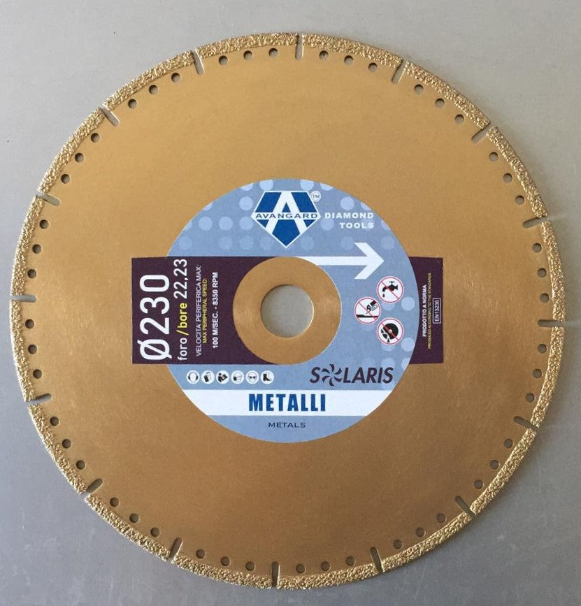 Solaris - per Ferro e Metalli - Dura fino a 100 dischi abrasivi - Qual –  Avangard Diamond Tools